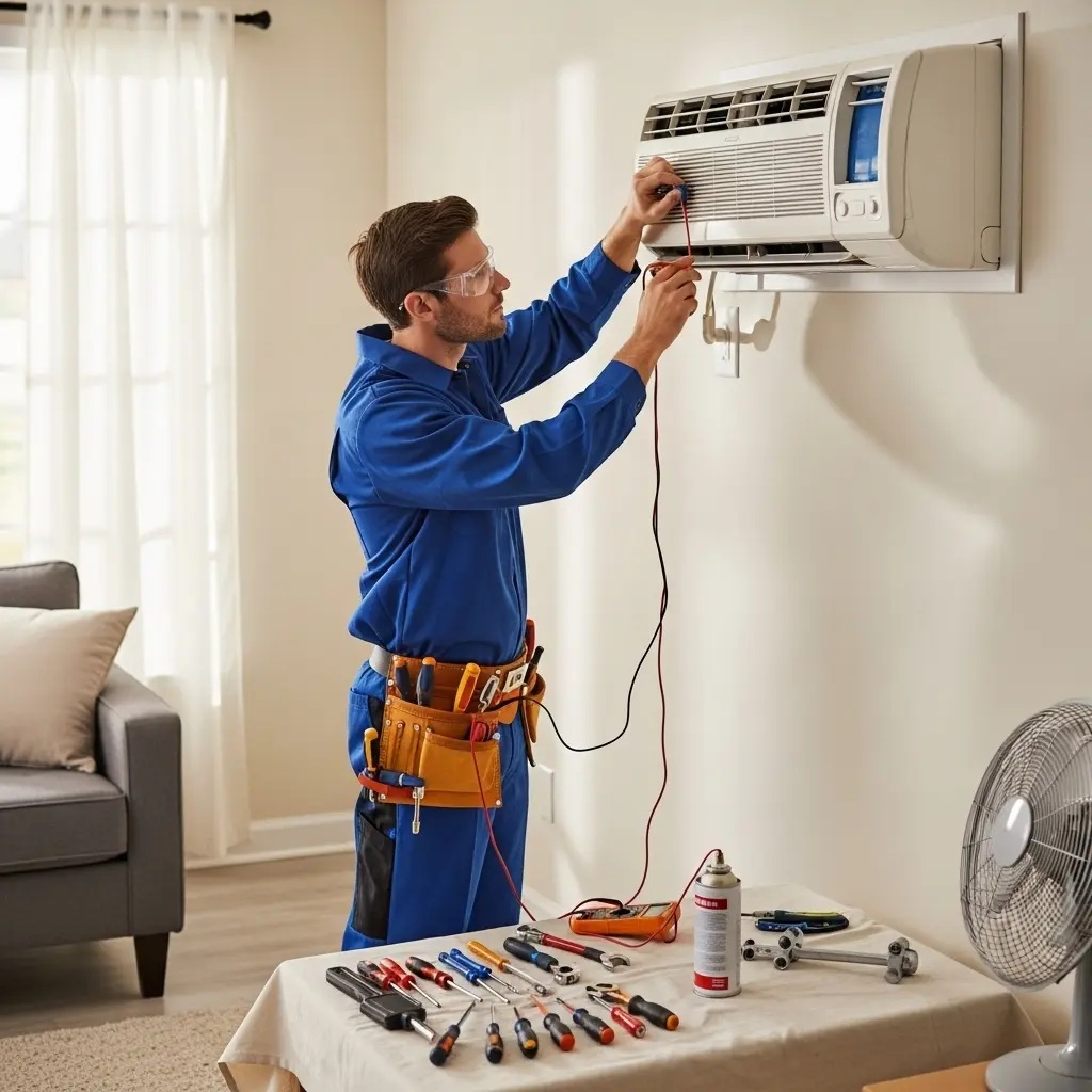 Erenler Arçelik Arçelik klima gaz dolumu ve bakım – Enerji verimliliği artırıldı. - Teknik servis örneği
